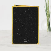 Celestial Sterren Maan Bruiloft Orde van Service Programma (Achterkant)