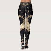 Celestial Sterren Zon Maan Leggings (Achterkant)