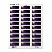 Celestial Sterrennacht Tree String Lights Wedding Etiket (Full Sheet)