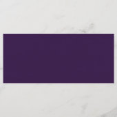 Celestial Sterrennacht Tree String Lights Wedding Menu (Achterkant)