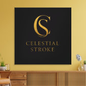 Celestial Stroke Canvas Afdruk (Insitu (Woonkamer))