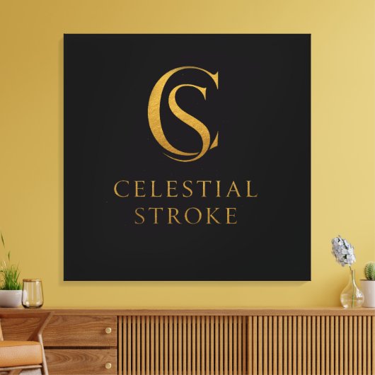 Celestial Stroke Canvas Afdruk (Insitu (Woonkamer))