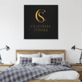 Celestial Stroke Canvas Afdruk (Insitu (Slaapkamer))