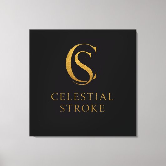 Celestial Stroke Canvas Afdruk (Voorkant)