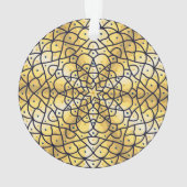 Celestial Sun Acrylornament Ornament (achterkant)