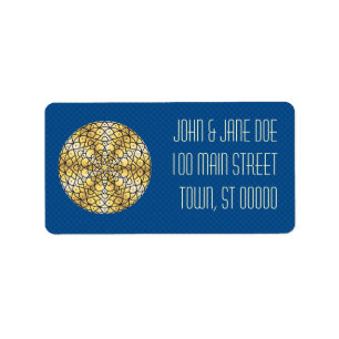 Celestial Sun Address Label