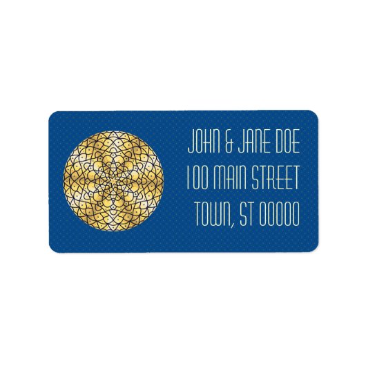 Celestial Sun Address Label (Voorkant)