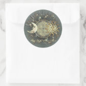 Celestial Sun and Moon Bookplate Stickers (Tas)
