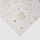 Celestial Sun and Moon Mystical Elements Tissue P Tissuepapier (Detail)