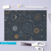 Celestial Sun and Moon Mystical Elements Tissuepapier (Craft)
