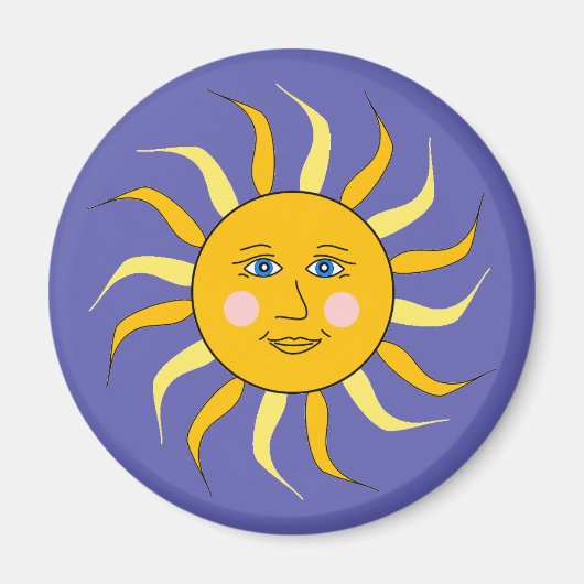 Celestial Sun Art Magnet (Voorkant)