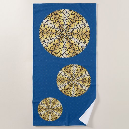 Celestial Sun Beach Towel Strandlaken (Voorkant)