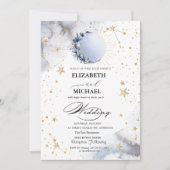 Celestial Sun, Blauwe Maan, Sterren Script Kaart (Voorkant)