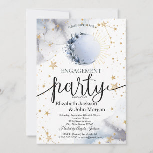 Celestial Sun, Blue Moon, Sterren Verloving Kaart