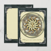 Celestial Sun Briefkaart (Voorkant / Achterkant)