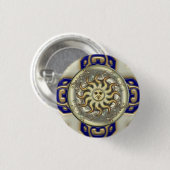 Celestial Sun Buttonnen Ronde Button 3,2 Cm (Voorkant /achterkant)