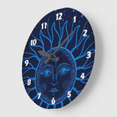 Celestial Sun clock with numbers Grote Klok (Hoek)