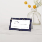 Celestial Sun Crescent Moon Gouden Marine Plaatskaartje (Voorkant)