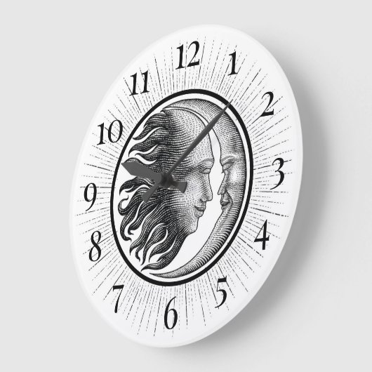 Celestial Sun en Moon Grote Klok (Hoek)