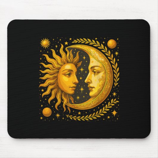 Celestial Sun en Moon Muismat (Voorkant)