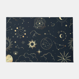 Celestial Sun en Moon Mystical Deurmat