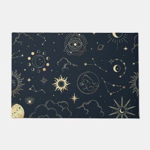 Celestial Sun en Moon Mystical Deurmat