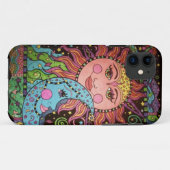 Celestial Sun en Moon Print Case-Mate iPhone Case (Achterkant (horizontaal))