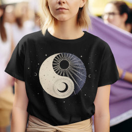 Celestial Sun en Moon T-shirt