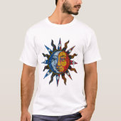 Celestial Sun en Moon T-shirt (Voorkant)