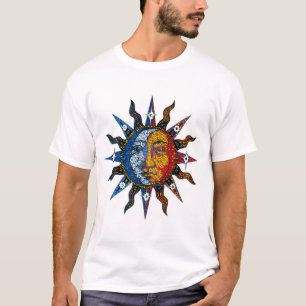 Celestial Sun en Moon T-shirt