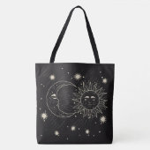 Celestial Sun en Moon Tote Bag (Voorkant)