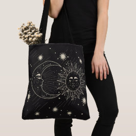 Celestial Sun en Moon Tote Bag
