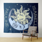 Celestial Sun en Moon Wandkleed (In Situ (horizontaal))