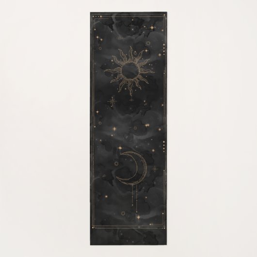 Celestial Sun en Moon Yoga Mat (Achterkant)