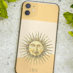 Celestial Sun Face Colorblock Monogram Case-Mate iPhone Case