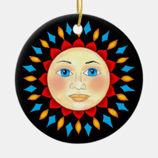 Celestial Sun Face Ornament
