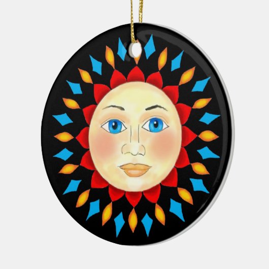 Celestial Sun Face Ornament (Links)