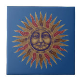 Celestial Sun Face Tegeltje (Voorkant)