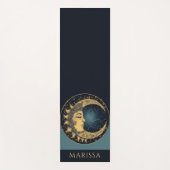 Celestial Sun Face Yoga mat (Voorkant)
