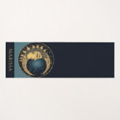 Celestial Sun Face Yoga mat (Voorkant (horizontaal))