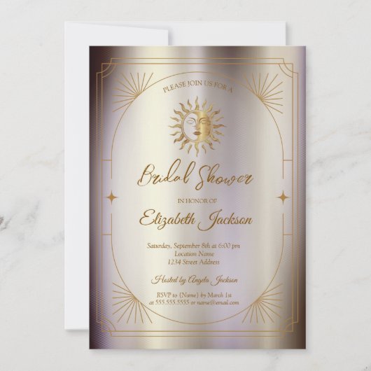 Celestial Sun Frame Magic Kaart (Voorkant)