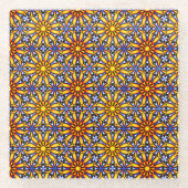 Celestial Sun Glazen Onderzetter (Voorkant)