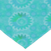 Celestial Sun in het Blauwgroen Tafelkleed (Gekanteld)