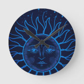 Celestial Sun-klok Ronde Klok (Voorkant)