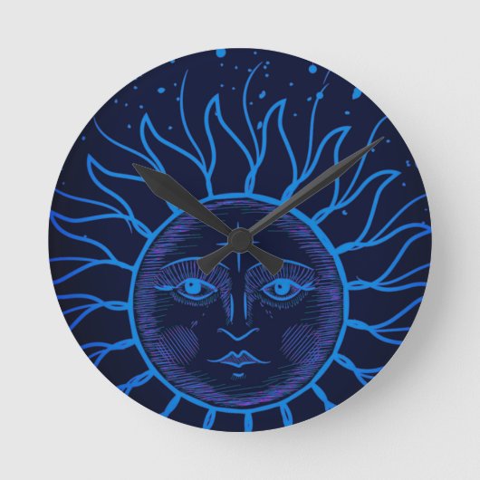 Celestial Sun-klok Ronde Klok (Voorkant)