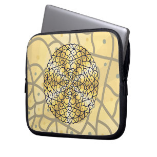 Celestial Sun Laptop Hoesje Laptop Sleeve