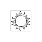 Celestial Sun Lijst Summer Journalbooking Rubberstempel (Afrduk)