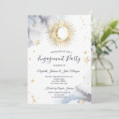 Celestial Sun, maan, sterren Kaart (Staand voorkant)