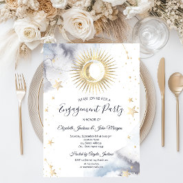 Celestial Sun, maan, sterren Kaart