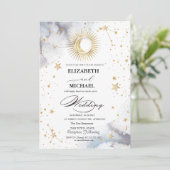 Celestial Sun, Maan, Sterren Script Kaart (Staand voorkant)